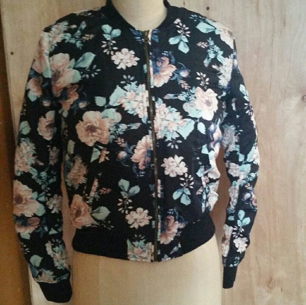 flower bomber jacket